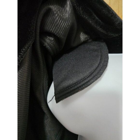 Velvet Black Short Sleeve Bolero Jacket Shrug For Women Size M By Tiana B - Picture 6 of 10